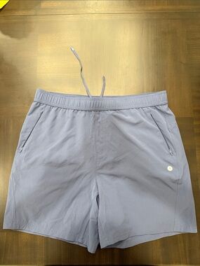 Soybu Men's Light Steel Blue Athletic Drawstring Shorts